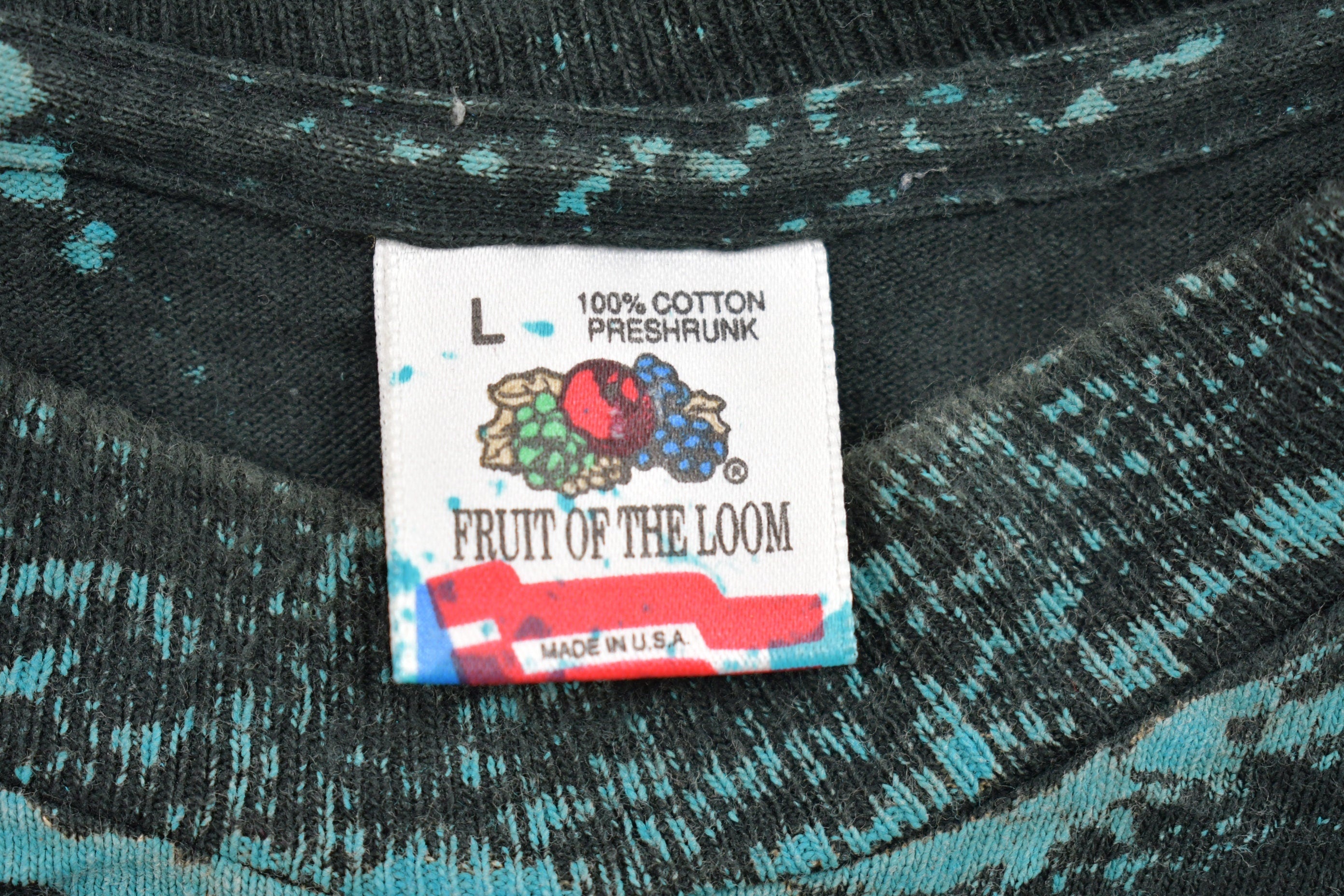Vintage 1990s Fruit of the Loom Party Graphic T Shirt