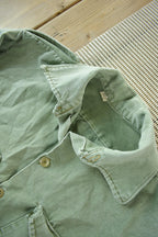 Vintage 1960s OG-107 Military Sateen Jacket /