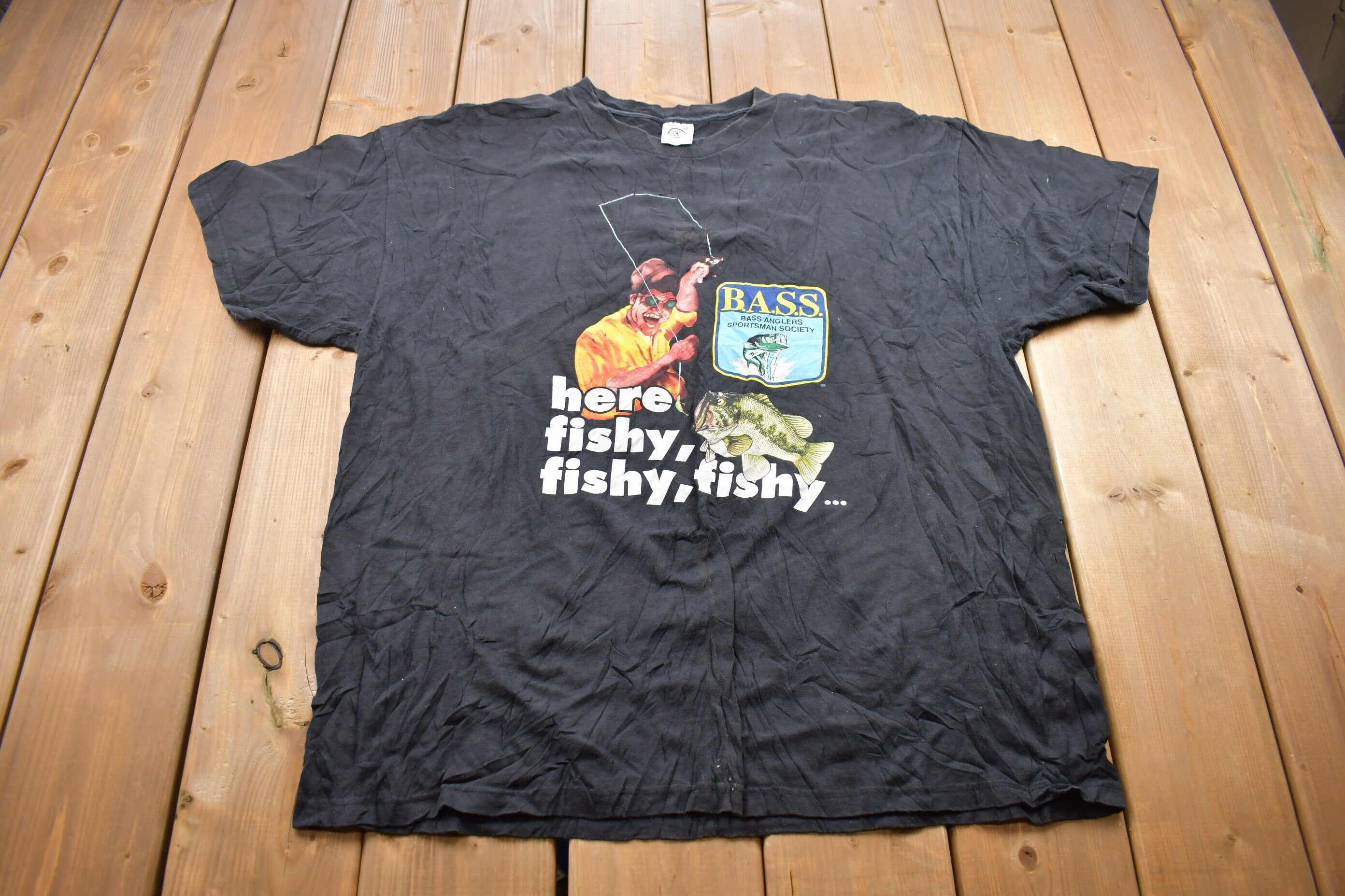 Vintage 1990s BASS Graphic T Shirt