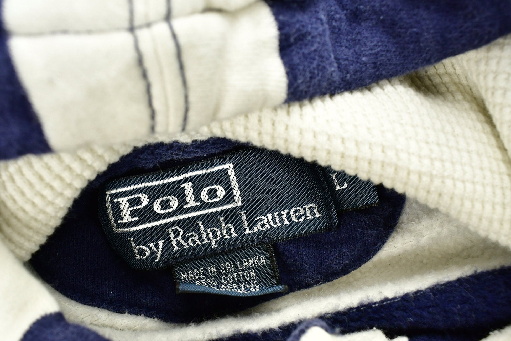 Vintage 1990's Polo Ralph Lauren Striped Boating Pullover Sweater
