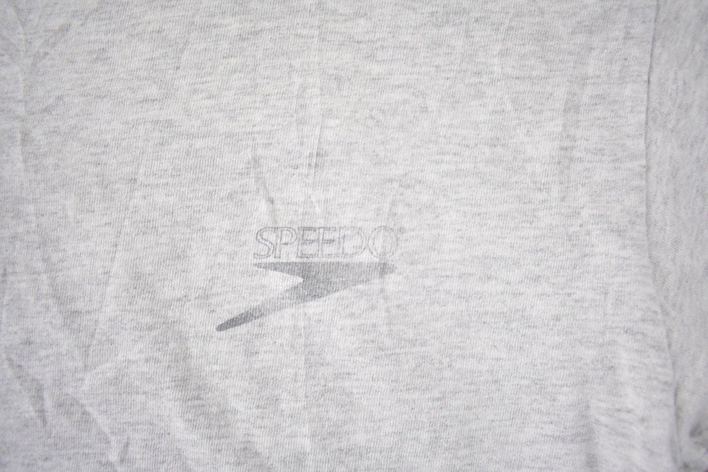 Vintage 1990s Speedo Single Stitch Blank T Shirt Made In USA Size L