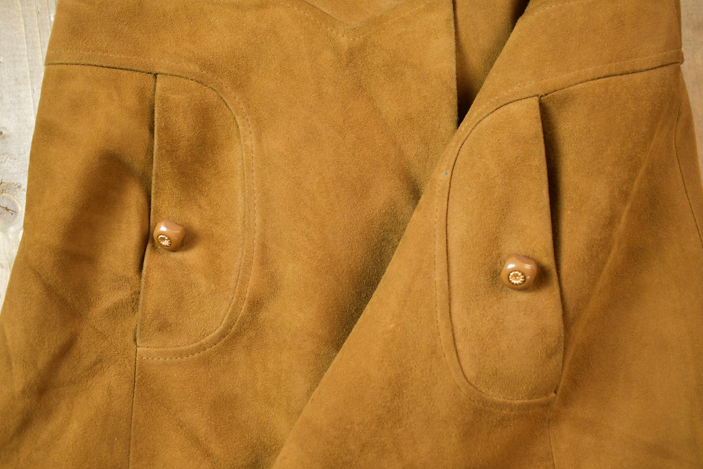 True Vintage 1960s Tilopel Women's Suede Trench Coat