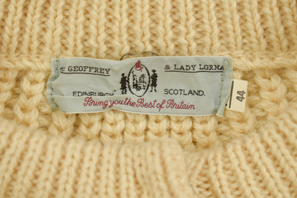Vintage 1990s Lady Lorna Wool Knitted Cardigan Sweater