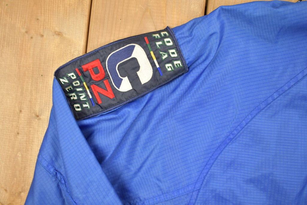 Vintage Point Zero Code Red Windbreaker Jacket