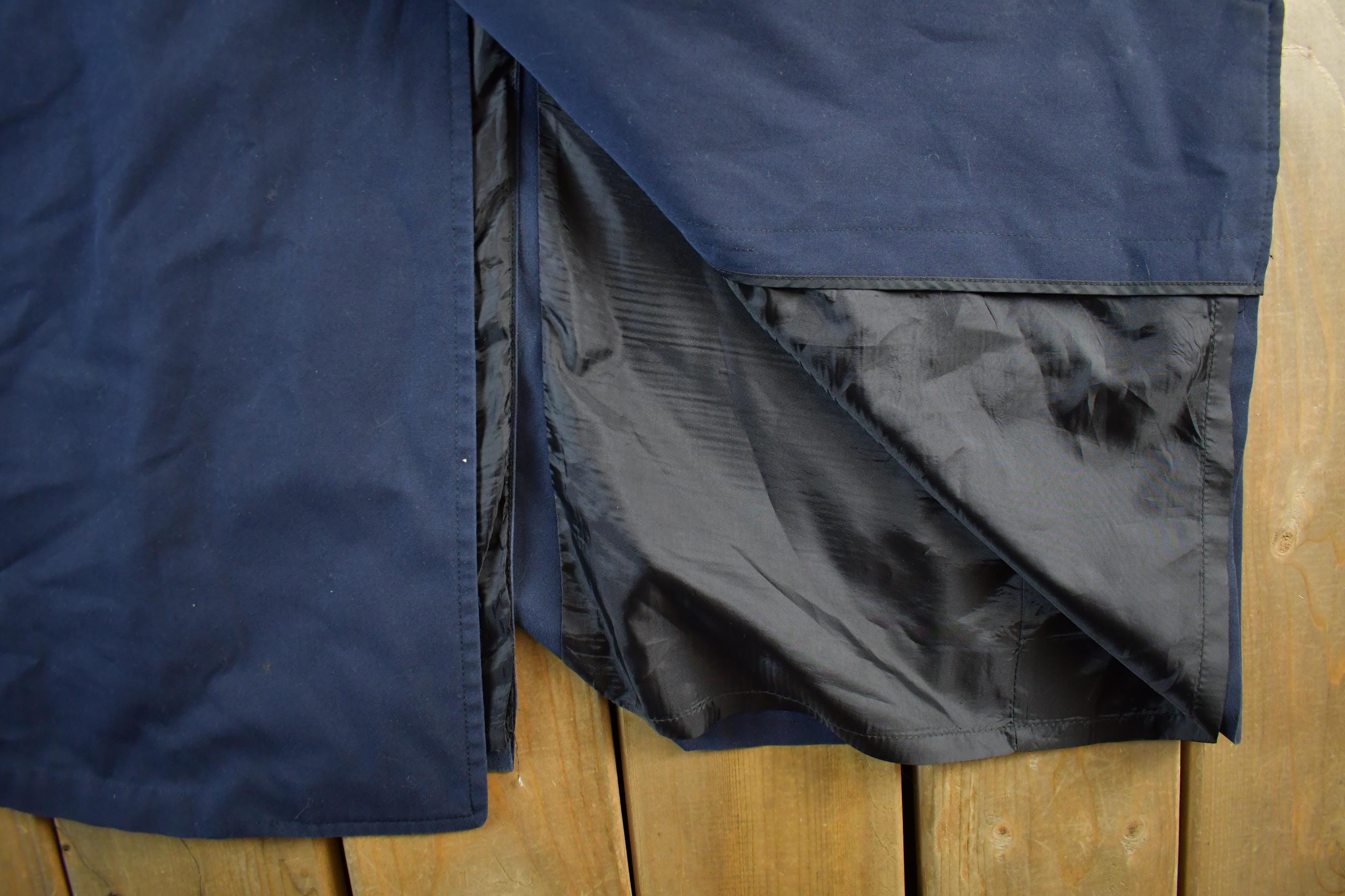 Vintage 1980s Full Length Trench Coat Men's XL