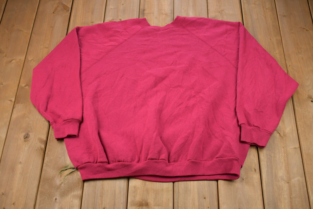 Vintage 1990s Made In USA Raglan Sleeve Crewneck Sweatshirt