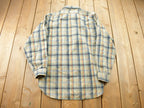 Vintage 1980s Pendleton Plaid Button Up Shirt