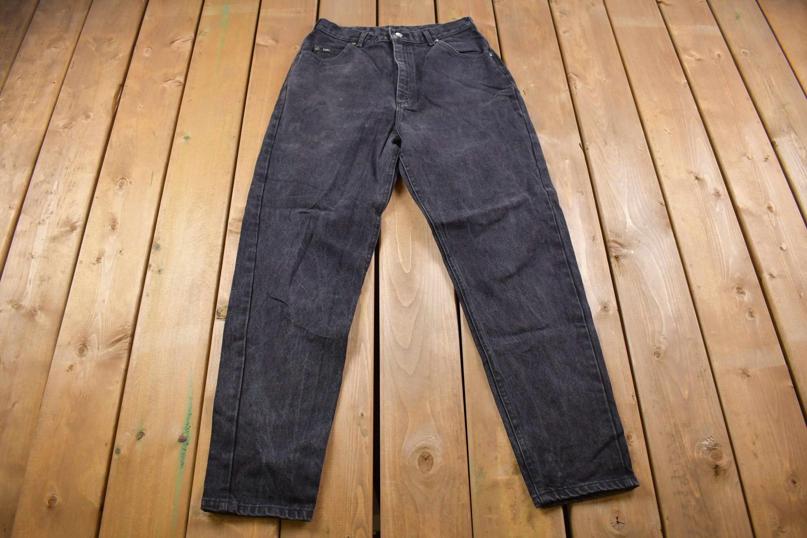 Vintage 1990's Lee Black Jeans 30 x 30