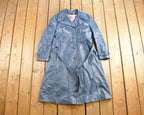 Vintage 1970s Sportsmaster Leather Long Jacket