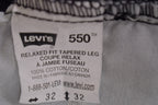 Vintage 1990s Levi's 550 Red Tab Denim Jeans Size 19 x 29