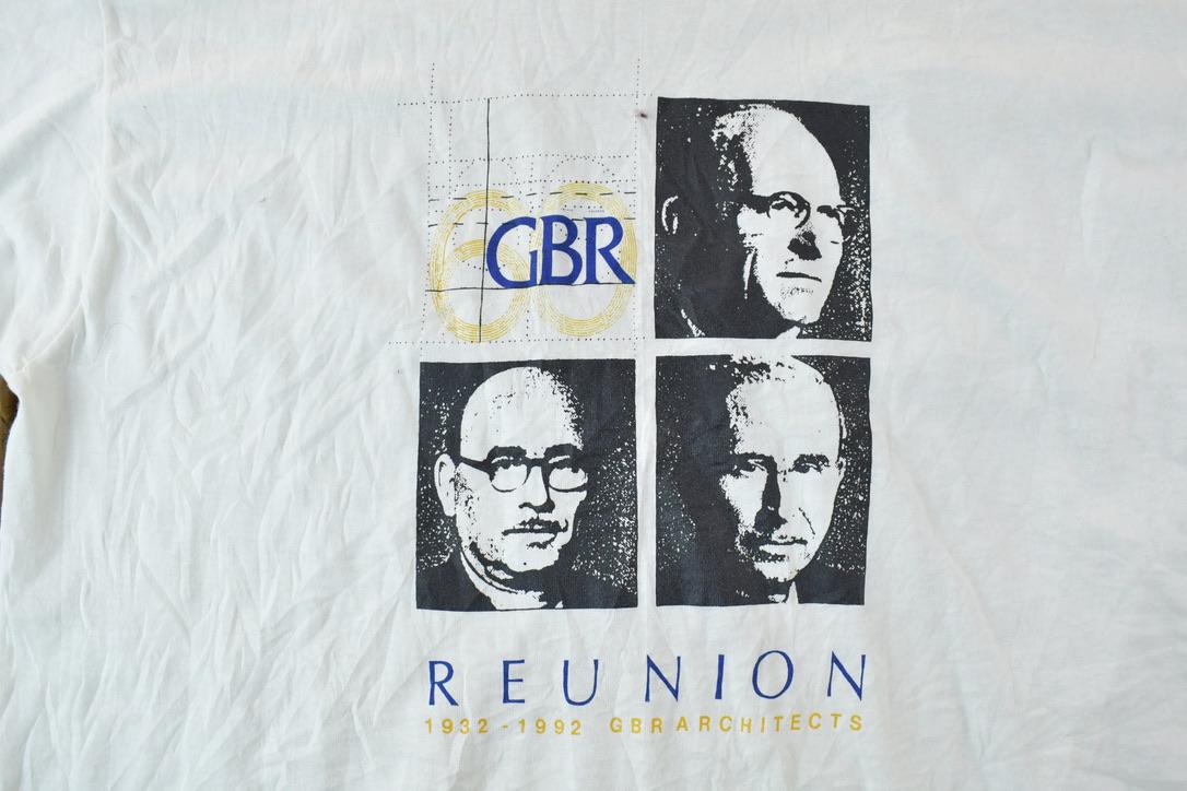 Vintage 1992 GBR Architects Reunion Souvenir T-Shirt