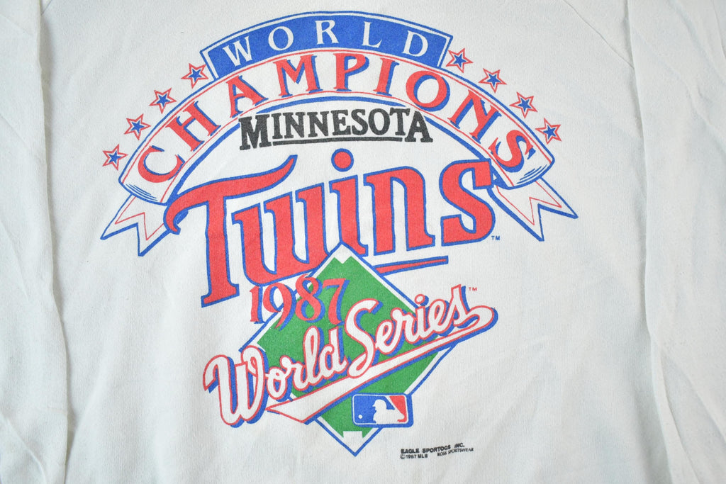 Vintage 1987 Minnesota Twins World Champions MLB Crewneck Sweatshirt Men's XL