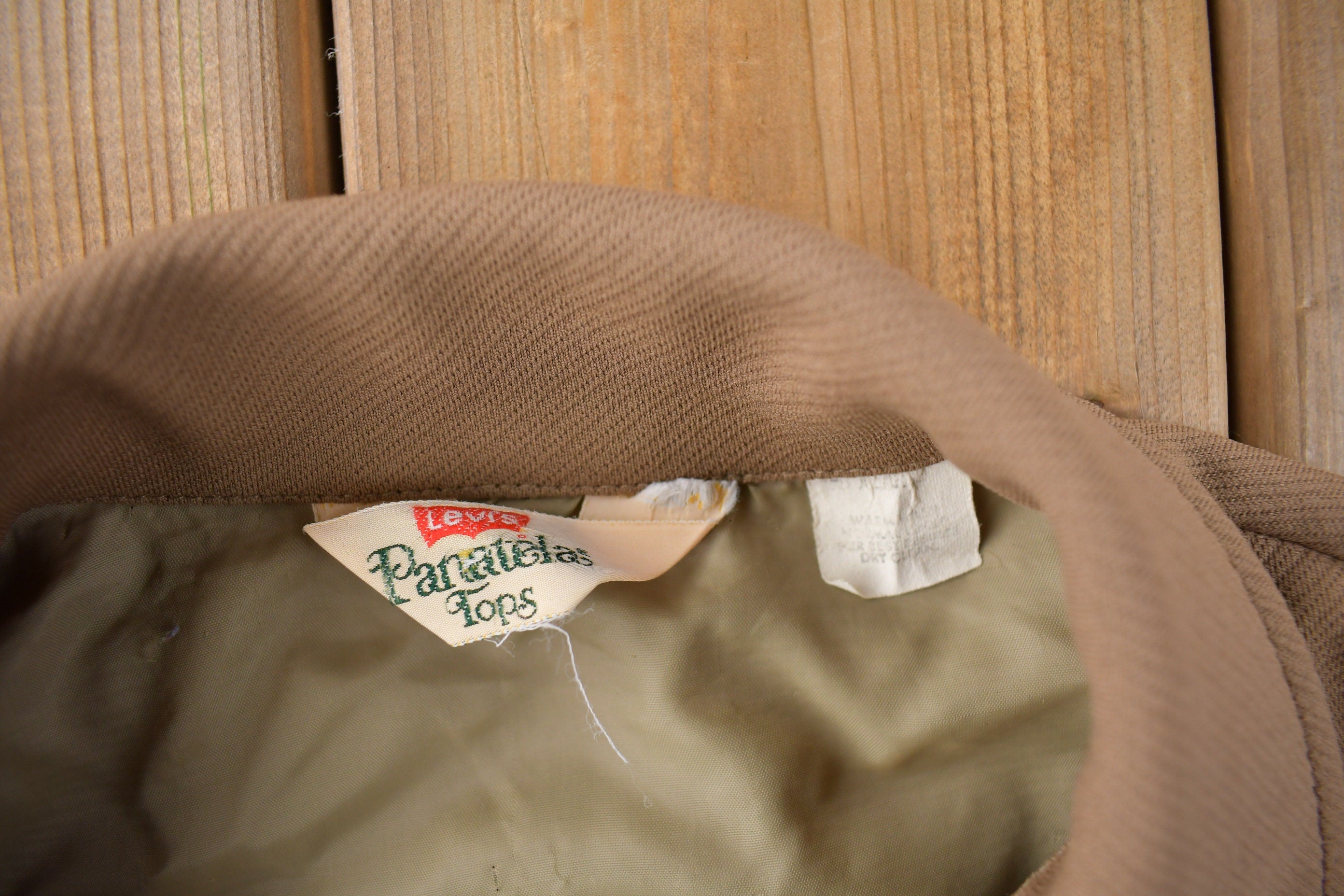 Vintage 1970s Levi's Panatela Tops Western Style Pearl Snap Button Up Shirt Made in USA Size L