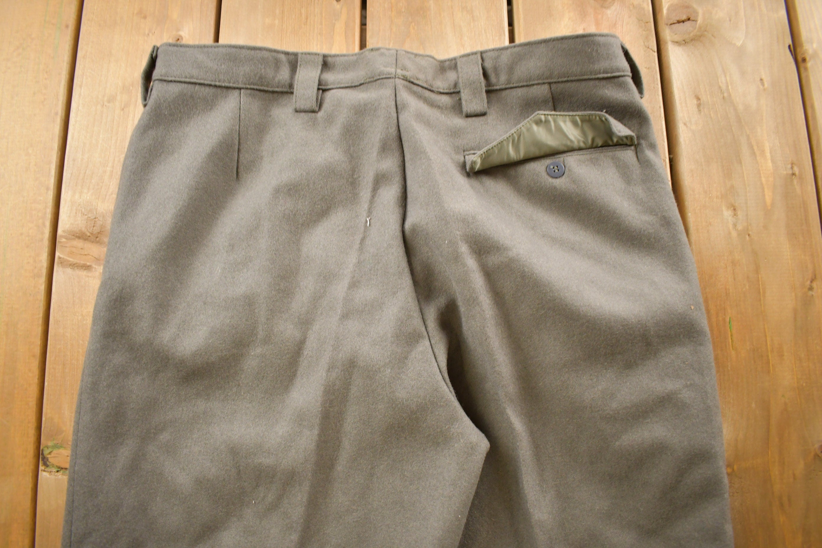 Vintage 1980s SG 52 Blank Trousers Size 35 x 31