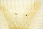 Vintage Cable Knit Quarter Button Up Sweater