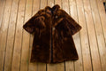 Vintage 1960s Full Length Shearling Fur Coat