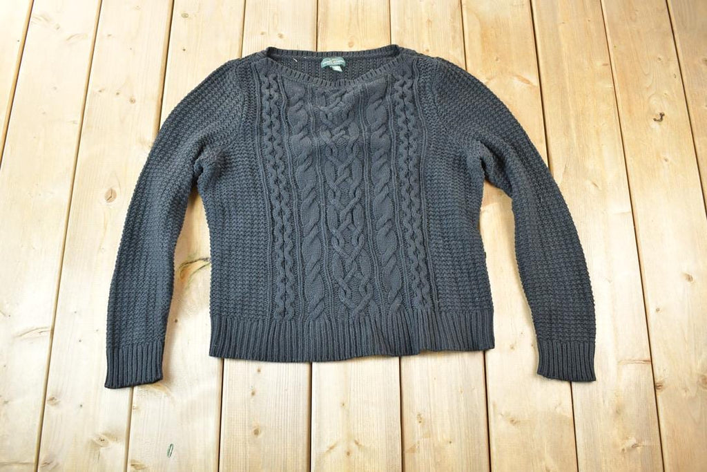 Vintage 1990s Ralph Lauren Lauren Jeans Co Knit Abstract Pattern Crewneck Sweater