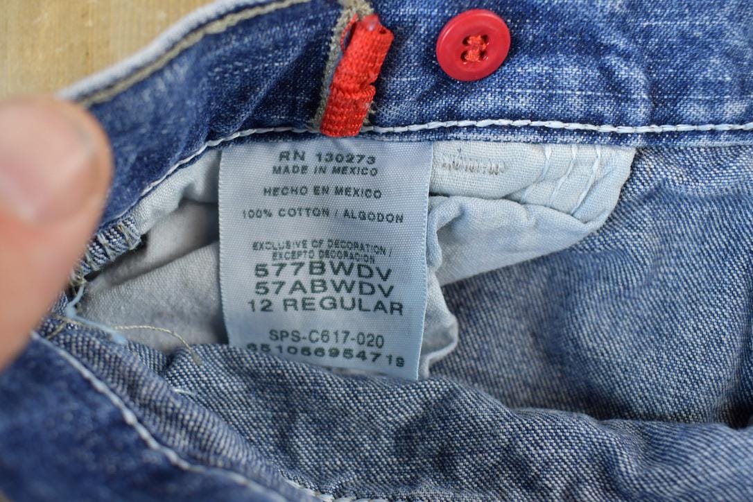 Vintage 1990s Youth Wrangler Jean Shorts