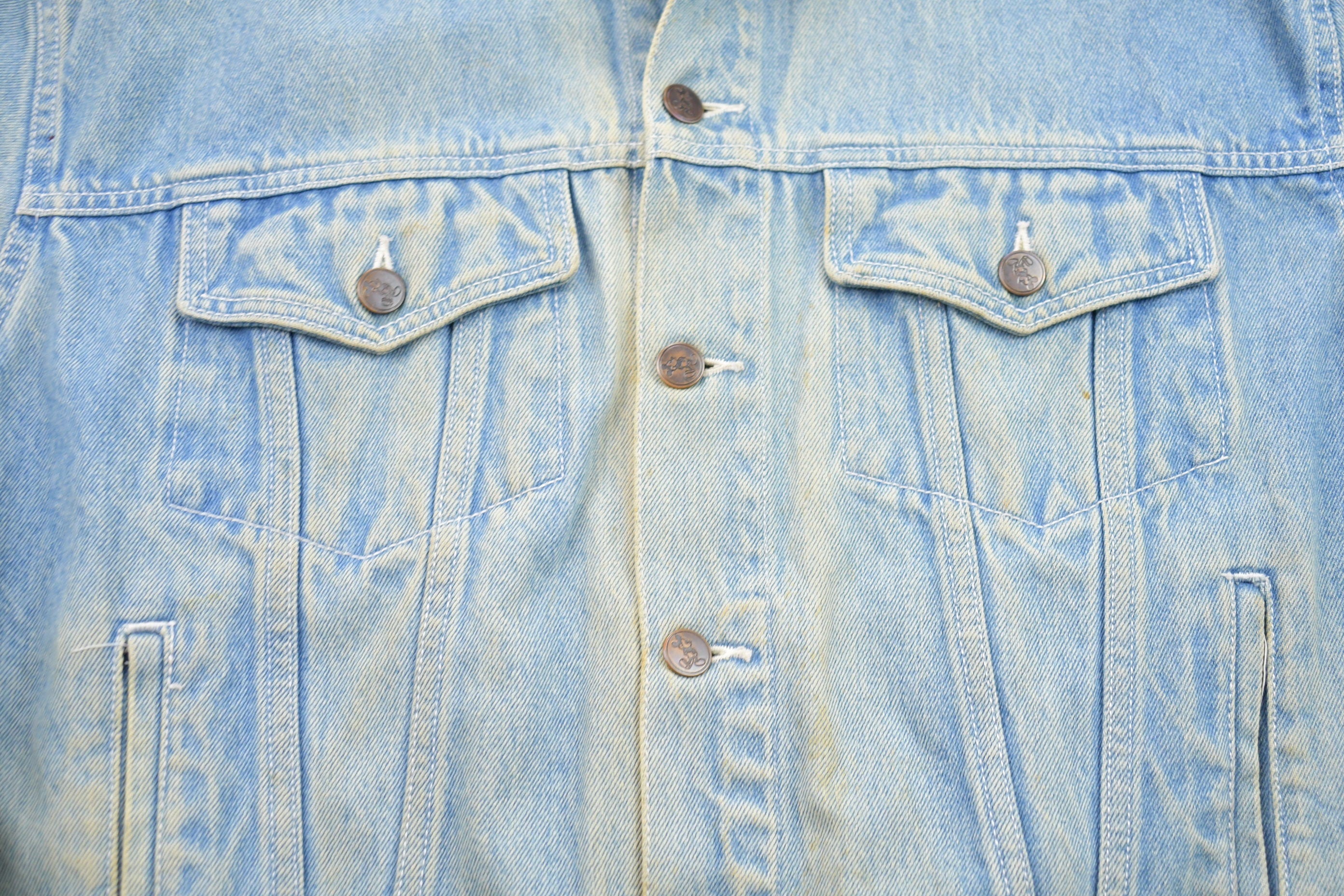 Vintage 1990s Winnie The Pooh Embroidered Jean Jacket