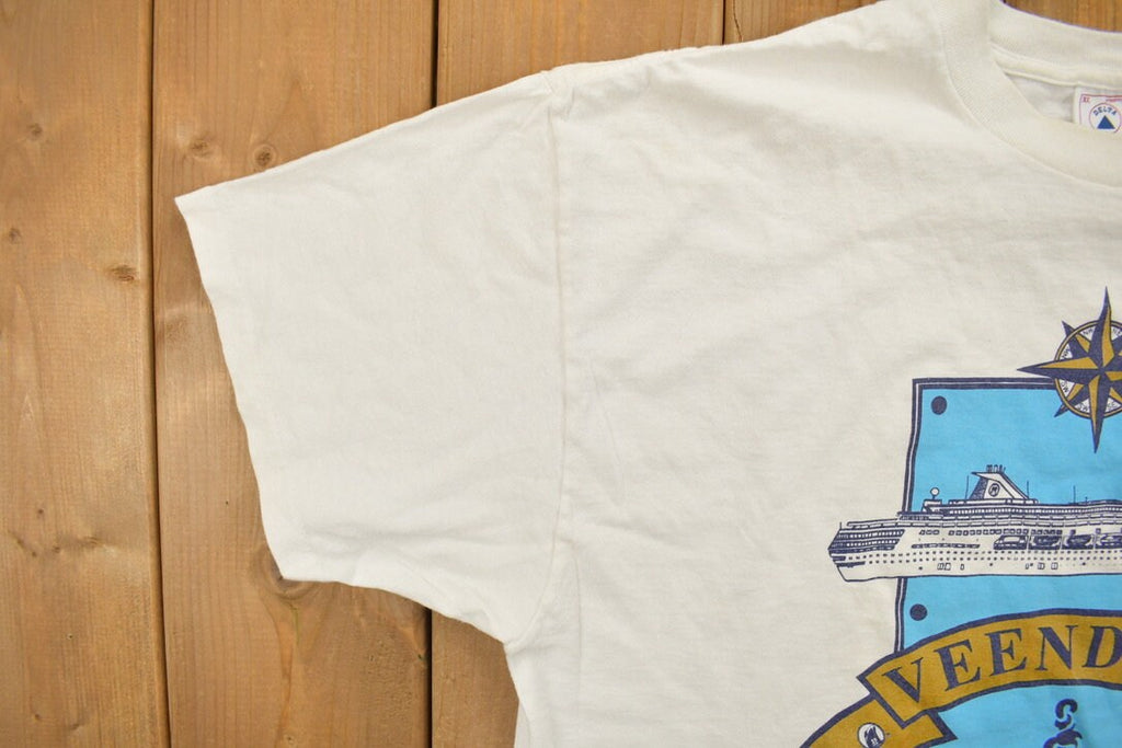 Vintage 1990s Veendam Cruise Ship Souvenir T Shirt