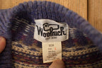 Vintage 1990s Woolrich Abstract Knit Crewneck Sweater Womens L