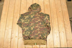 Vintage 1980s Camo Hoodie Sweatshirt Men's M