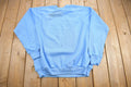 Vintage 1980s Light Blue Blank Raglan Crewneck Sweatshirt