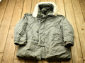 Vintage 1970s Military Fur Parka