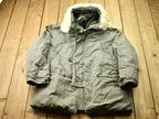 Vintage 1970s Military Fur Parka