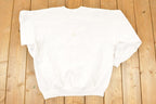 Vintage 1980s Joy To The World Cute Caroling Teddy Bear Christmas Crewneck Sweatshirt Women's L