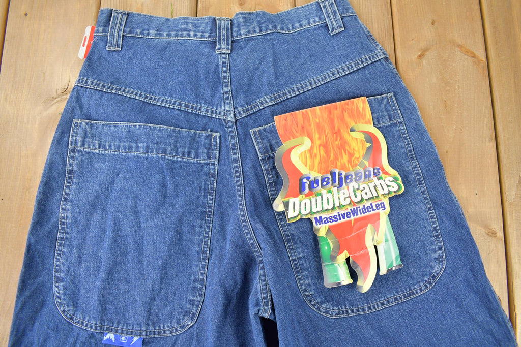 Vintage 1990s Deadstock Massive Wide Leg FUEL Jeans Size 30 x 28