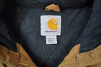 Vintage 1990s Distressed Carhartt Blanket Lined Jacket Made In USA