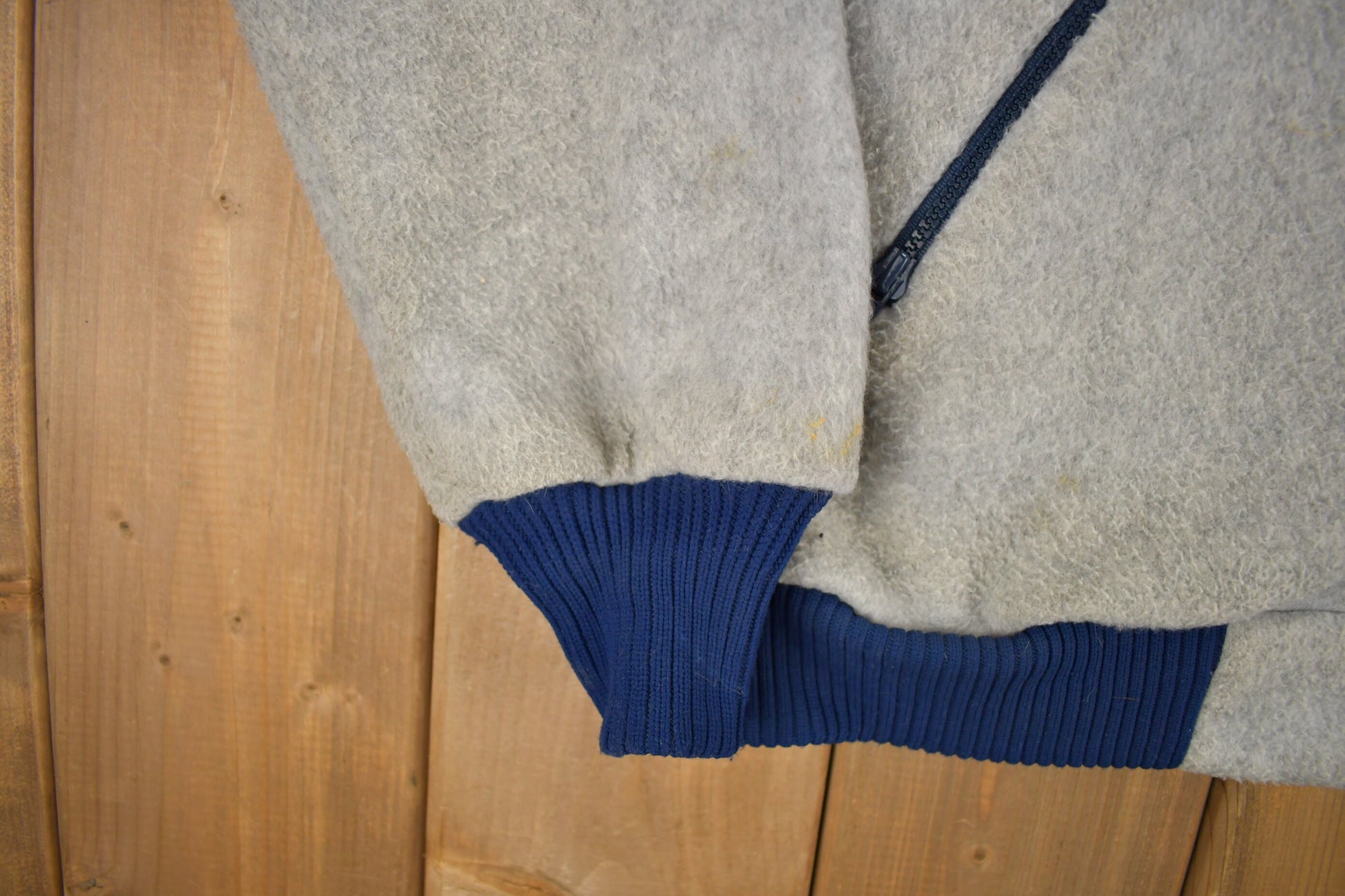 Vintage 1970s Patagonia Raglan Sleeve Full Zip Fleece Sweater