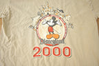 Vintage 2000 Disney Land Mickey Mouse Graphic T-Shirt Made In USA
