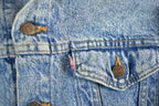 Vintage 1980s Levis Denim Trucker Jean Jacket Men's Medium