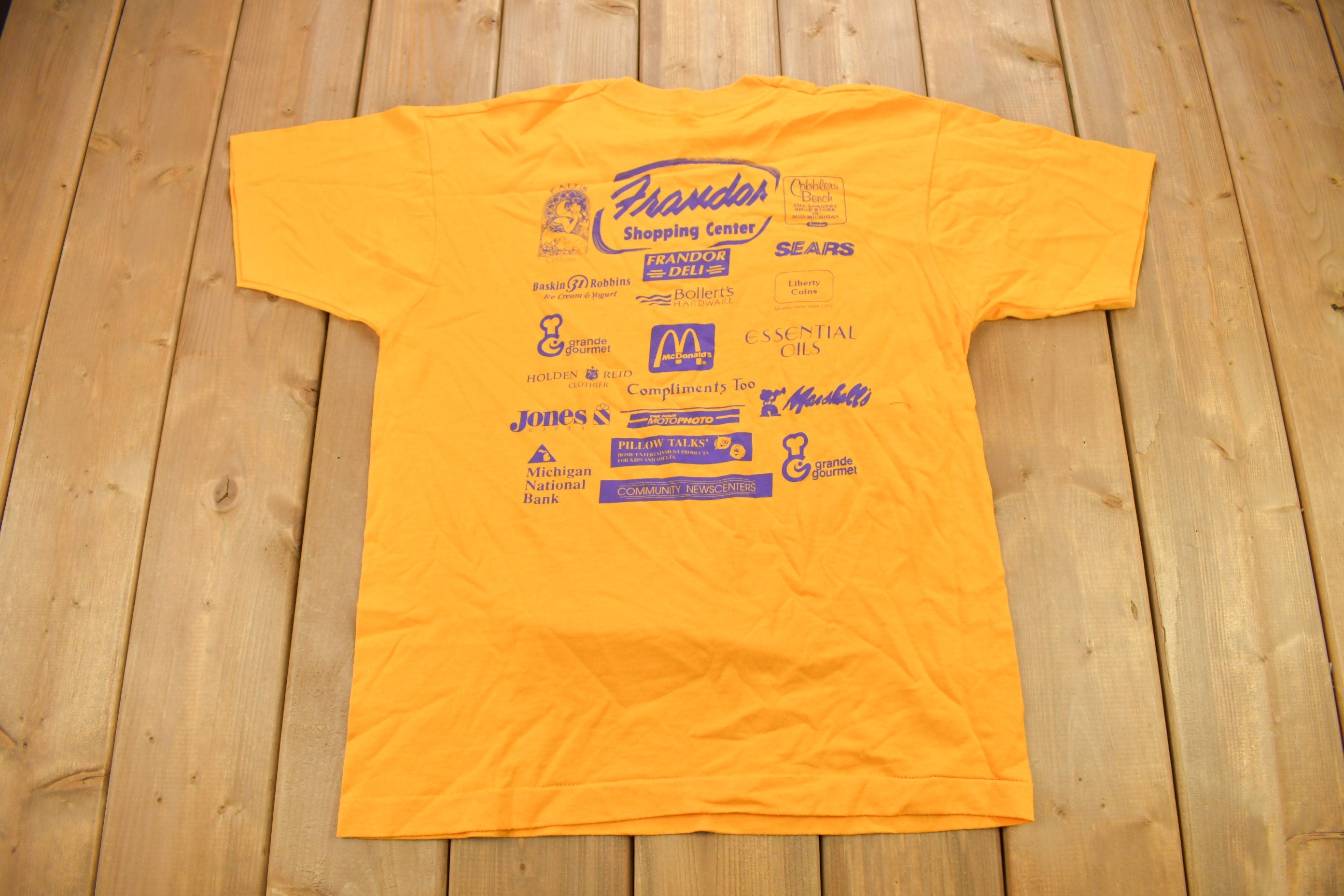 Vintage 1993 Michigan Festival Graphic T Shirt