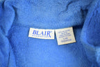 Vintage 1990s Blair Beach Light House Theme All Over Print Fleece Sweater