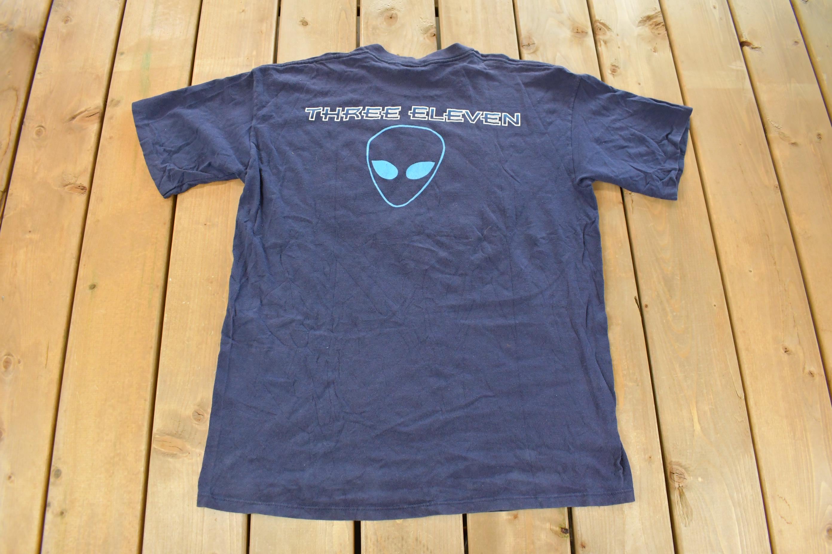 Vintage 1990s Three Eleven Self Titled Album Promo T Shirt Men's XL  311  Alien Head  90s Band Tee  Music Tour Promo Tee  Made In USA