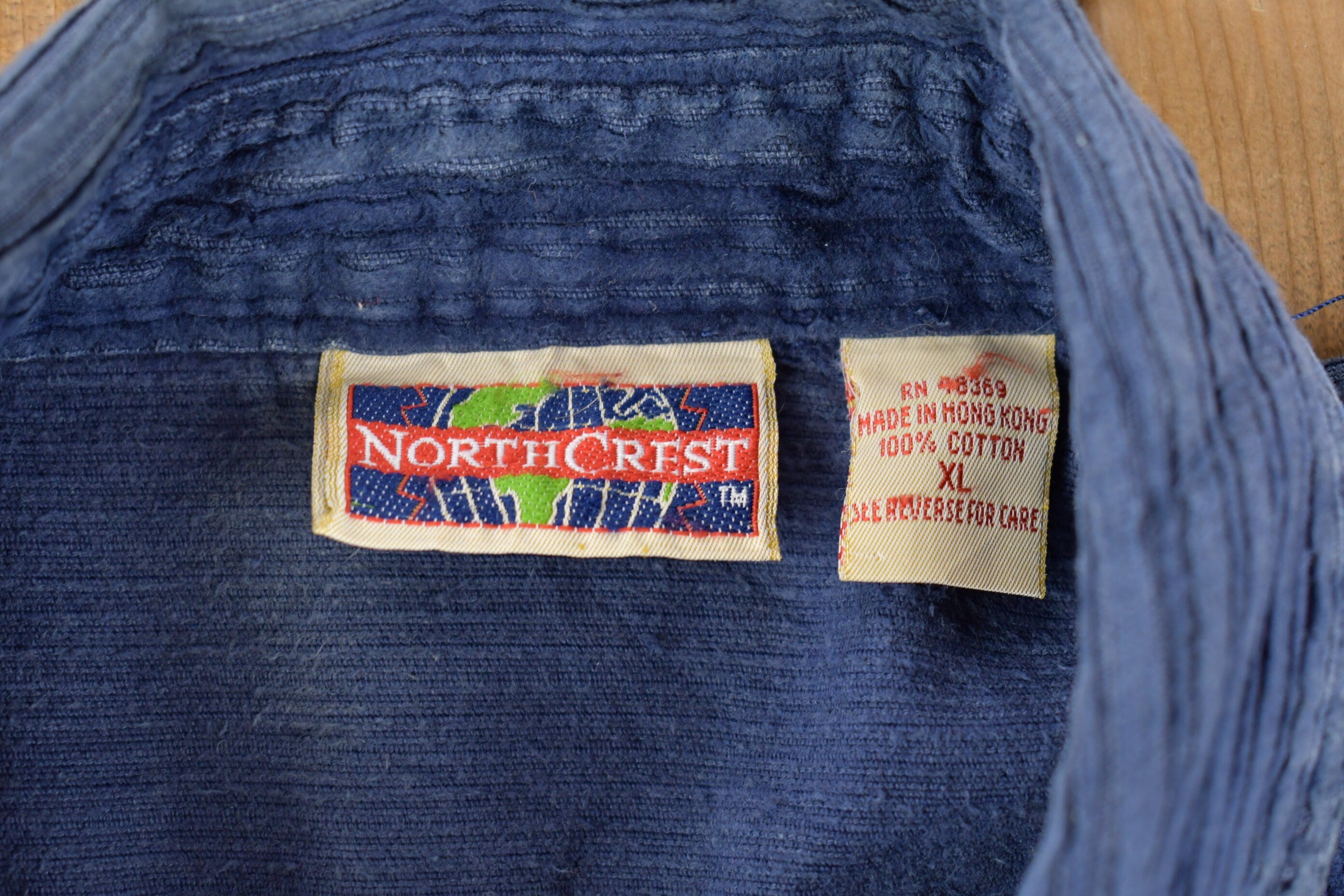 Vintage 1990s North Crest Corduroy Button Up Shirt