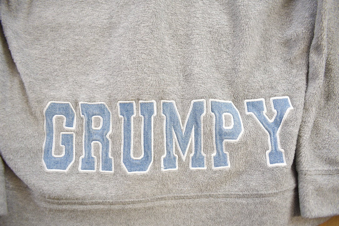 Vintage 1990s Grumpy Disney Fleece Sweater