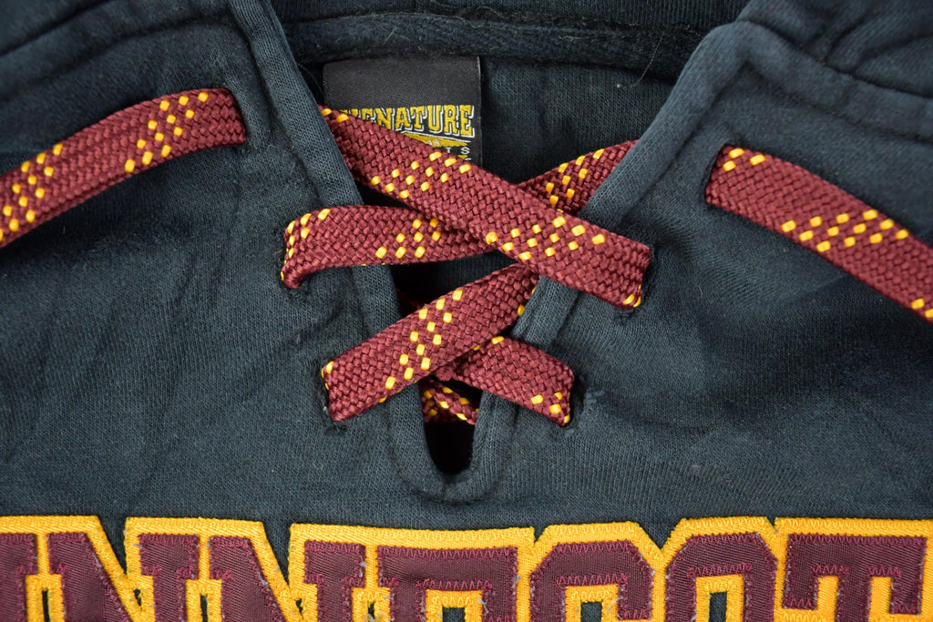 Vintage 1990s Minnesota Hockey University Collegiate Hoodie / Embroidered / NCAA Sweatshirt / Sportswear / Americana
