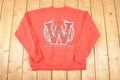 Vintage 1990s Wisconsin Badgers All Seeing Eye University Crewneck Sweater Men's L