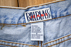 Vintage 1990s Bill Blass Light Wash High Rise Tapered Leg Jeans