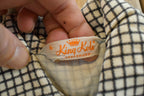 Vintage 1960s King Kole Gingham Check Button Up Western Shirt Youth 6