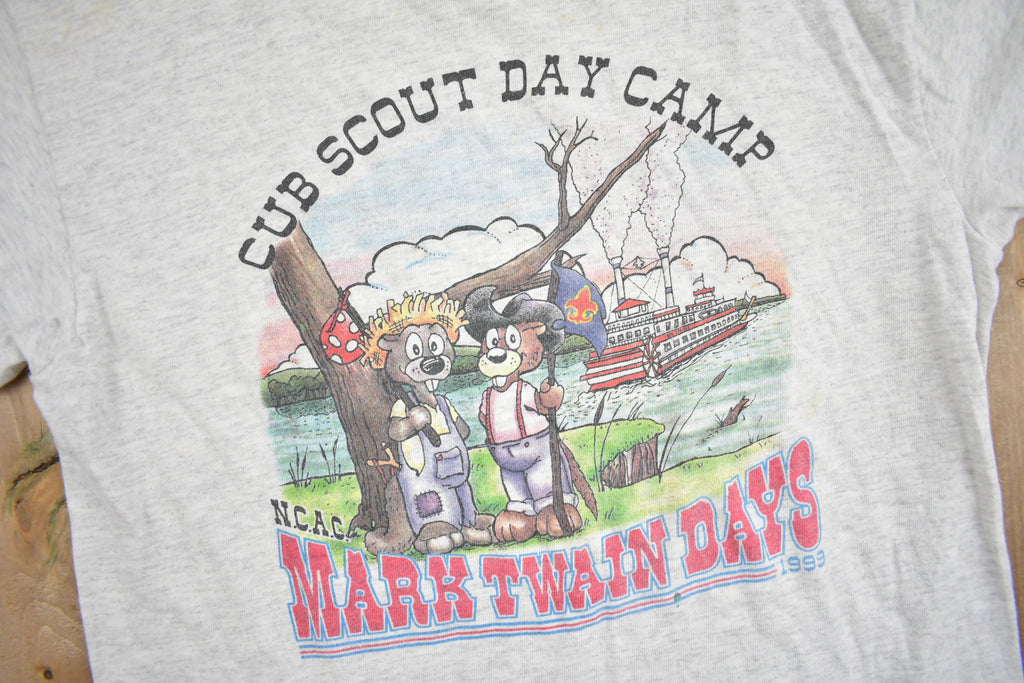 Vintage 1999 Cub Scout Day Camp Graphic T Shirt