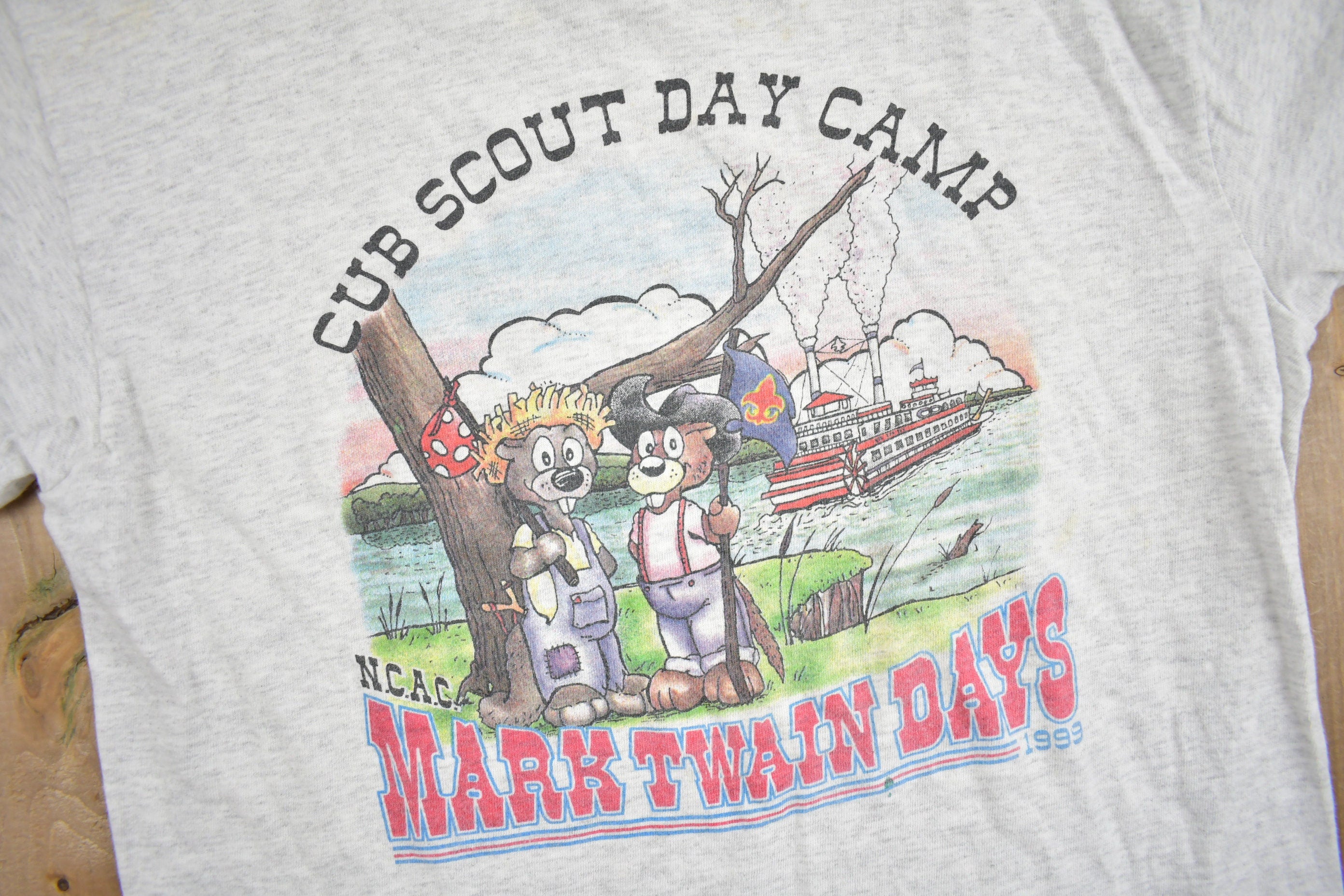 Vintage 1999 Cub Scout Day Camp Graphic T Shirt