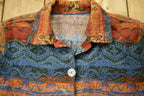 Vintage 1990s Horse All Over Print Button Up Jacket