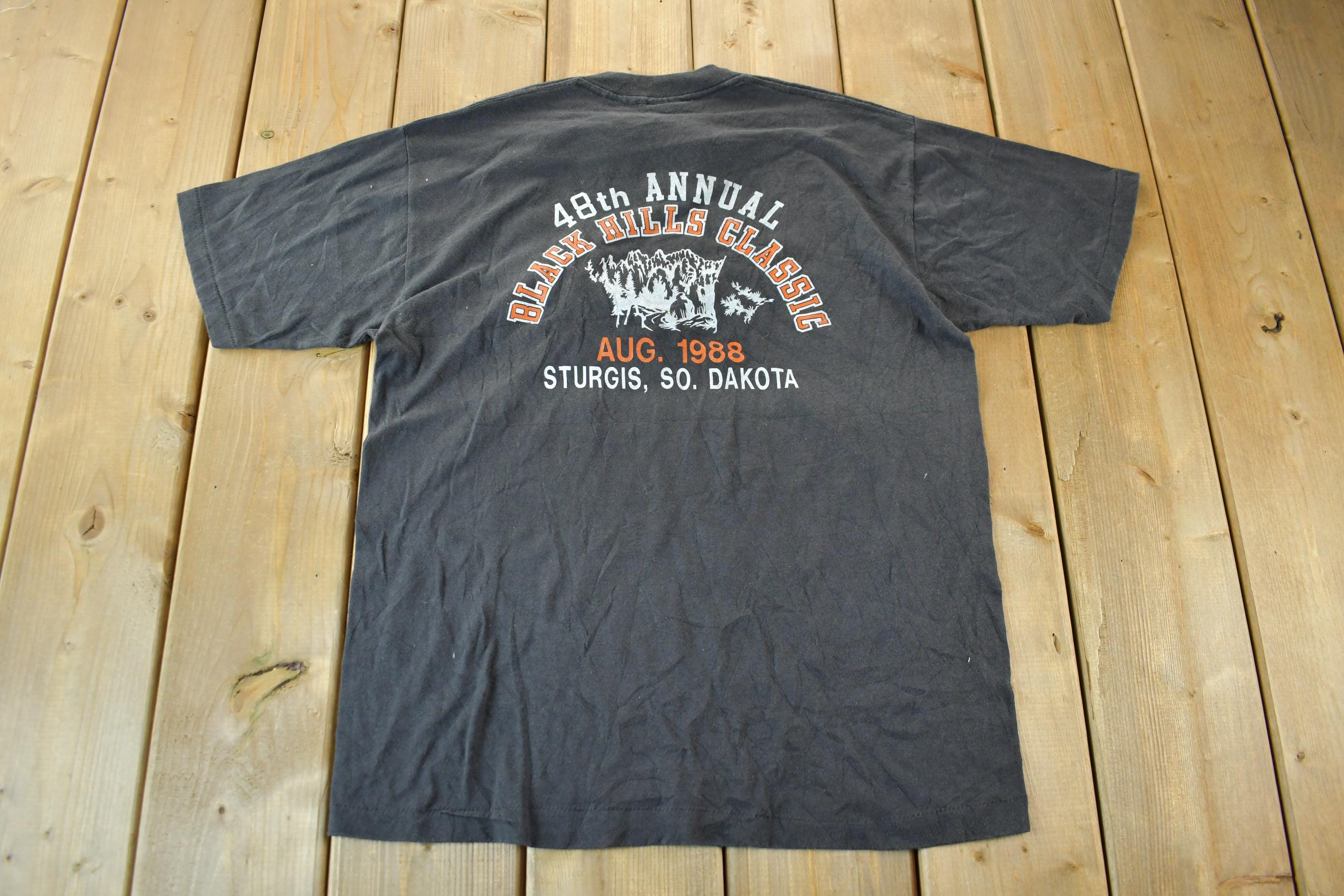 Vintage 1980s Harley Davidson Motorcycles T-Shirt Made In USA