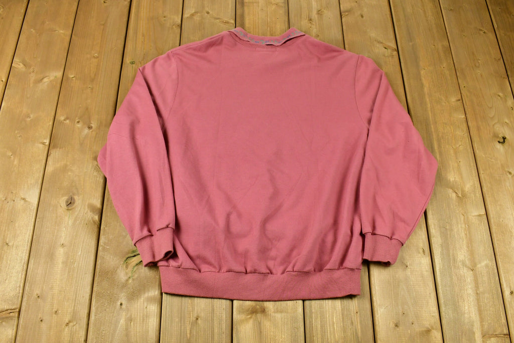 Vintage 1990s Alfred Dunner Cute Embroidered Crewneck