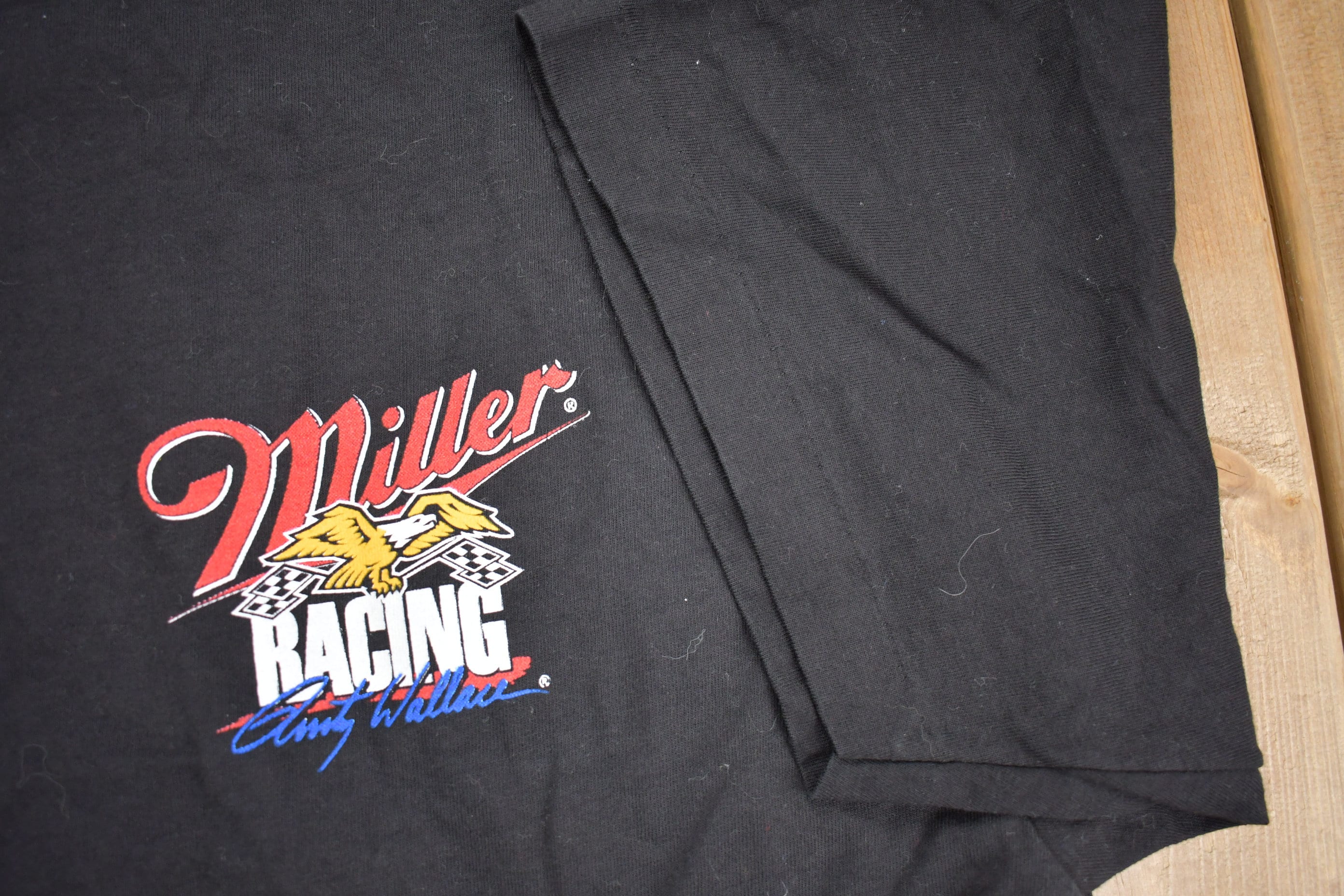 Vintage 1996 Rusty Wallace Miller Racing T-Shirt